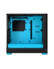 Fractal Design Pop Air RGB Cyan Core TG Clear Tint, ATX, mATX, Mini ITX, Power supply included No