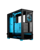 Fractal Design Pop Air RGB Cyan Core TG Clear Tint, ATX, mATX, Mini ITX, Power supply included No