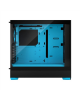 Fractal Design Pop Air RGB Cyan Core TG Clear Tint, ATX, mATX, Mini ITX, Power supply included No