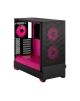 Fractal Design Pop Air RGB Magenta Core TG Clear Tint, ATX, mATX, Mini ITX, Power supply included No