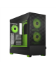 Fractal Design Pop Air RGB Green Core TG Clear Tint, ATX, mATX, Mini ITX, Power supply included No