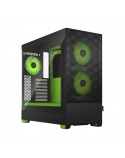 Fractal Design Pop Air RGB Green Core TG Clear Tint, ATX, mATX, Mini ITX, Power supply included No