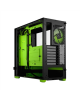 Fractal Design Pop Air RGB Green Core TG Clear Tint, ATX, mATX, Mini ITX, Power supply included No