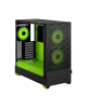 Fractal Design Pop Air RGB Green Core TG Clear Tint, ATX, mATX, Mini ITX, Power supply included No