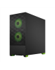 Fractal Design Pop Air RGB Green Core TG Clear Tint, ATX, mATX, Mini ITX, Power supply included No