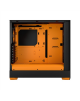 Fractal Design Pop Air RGB Orange Core TG Clear Tint, ATX, mATX, Mini ITX, Power supply included No