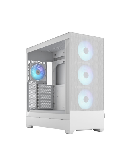 Fractal Design Pop XL Air RGB White TG Clear Tint, E-ATX up to 280 mm, ATX , mATX, Mini ITX, Power supply included No