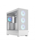 Fractal Design Pop XL Air RGB White TG Clear Tint, E-ATX up to 280 mm, ATX , mATX, Mini ITX, Power supply included No