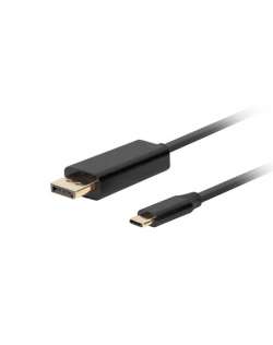 Lanberg USB-C to DisplayPort Cable, 0.5 m 4K/60Hz, Black