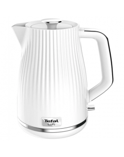 TEFAL Electric Kettle KO250130 2400 W, 1.7 L, Plastic, 360° rotational base, White