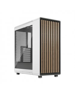 Fractal Design North Chalk White TG Clear Tint