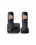 Panasonic Cordless KX-TGC212FXB Black, Built-in display, Phonebook capacity 50 entries, Speakerphone, Caller ID
