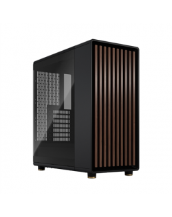 Fractal Design North Charcoal Black TG Dark, Power supply included No