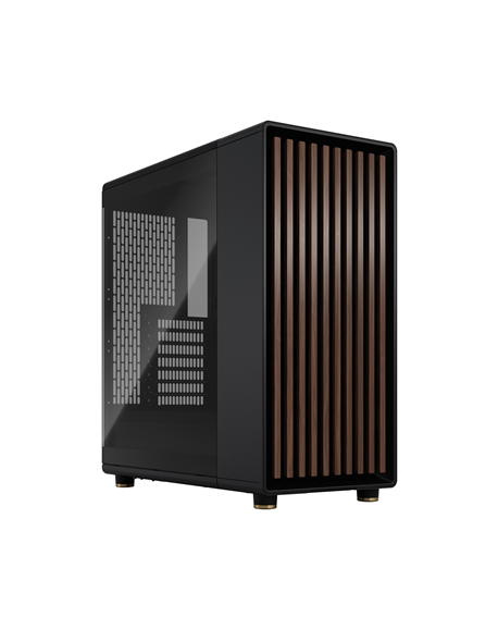Fractal Design North Charcoal Black TG Dark, Power supply included No
