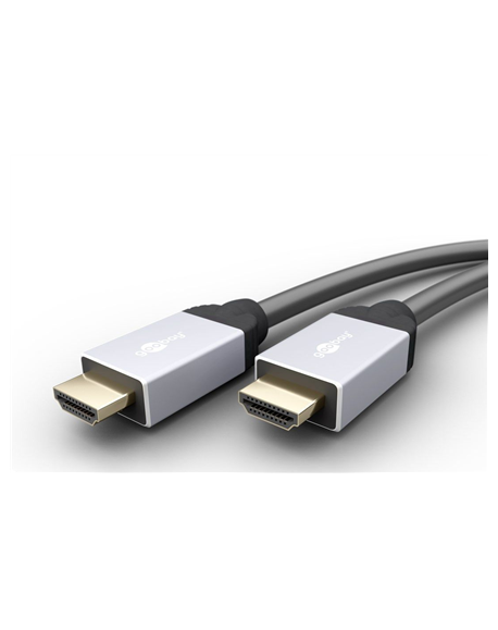 Goobay 75053 HighSpeed HDMI™ connection cable with Ethernet, 1m