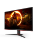 AOC Monitor Q27G2E/BK 27 ", VA, QHD, 2560 x 1440, 16:9, 1 ms, 250 cd/m², Black/Red, 155 Hz, HDMI ports quantity 2