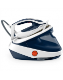 TEFAL Steam Station Pro Express GV9712E0 3000 W, 1.2 L, 7.7 bar, Auto power off, Vertical steam function, Calc-clean function, White/Blue, 160 g/min