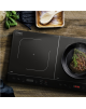 Caso Hob Touch 3500 Induction, Number of burners/cooking zones 2, Touch control, Timer, Black, Display