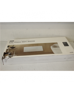 SALE OUT. Mill GL900WIFI3 GEN3 Heater, Panel, Glass front, Power 900 W, Room size 11-15 m2, White Mill Heater GL900WIFI3 GEN3 Pa