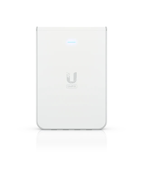 Ubiquiti WiFi 6 access point with a built-in PoE switch U6-IW 802.11ax, 2.4 GHz/5 GHz, 10/100/1000 Mbit/s, Ethernet LAN (RJ-45) 