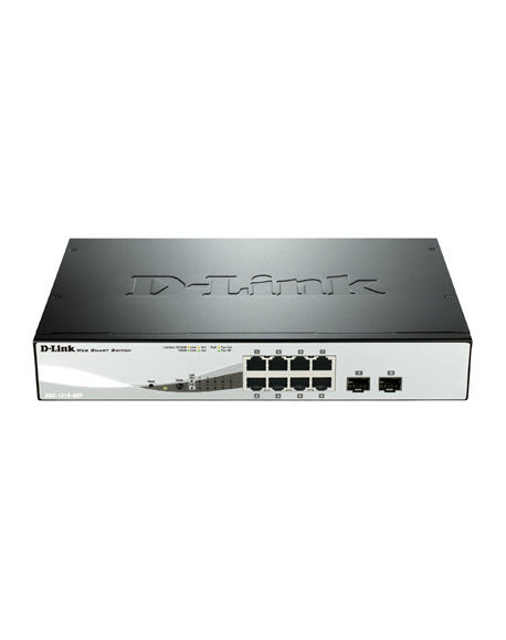 D-Link DGS-1210 Series Smart Managed Gigabit Switches DGS-1210-08P Managed L2, Desktop/Rackmountable