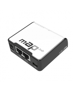 MikroTik mAP RBmAP2nD 802.11n, 10/100 Mbit/s, Ethernet LAN (RJ-45) ports 2, MU-MiMO No, PoE in/out