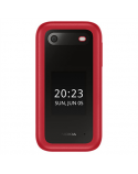 Nokia 2660 TA-1469 Red, 2.8 ", 48 MB, TFT LCD, 240 x 320, Unisoc, T107, Internal RAM 0.048 GB, 0.128 GB, microSDHC, Dual SIM, Main camera 0.3 MP, 1450 mAh