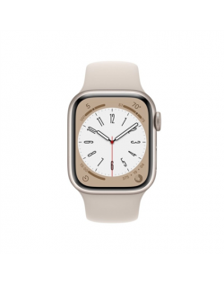 Apple Watch Series 8 MNHY3UL/A 41mm, Smart watches, GPS (satellite), Retina LTPO OLED, Touchscreen, Heart rate monitor, Waterpro