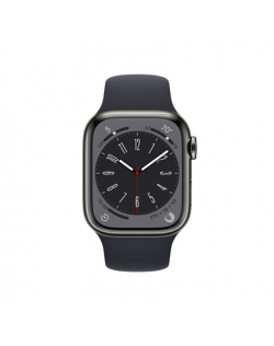 Apple Watch Series 8 MNJJ3UL/A 41mm, Smart watches, GPS (satellite), Retina LTPO OLED, Touchscreen, Heart rate monitor, Waterpro