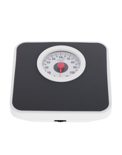 Adler Mechanical Bathroom Scale AD 8178 Maximum weight (capacity) 120 kg, Accuracy 1000 g, Black