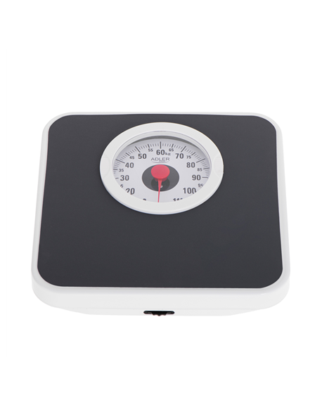 Adler Mechanical Bathroom Scale AD 8178 Maximum weight (capacity) 120 kg, Accuracy 1000 g, Black