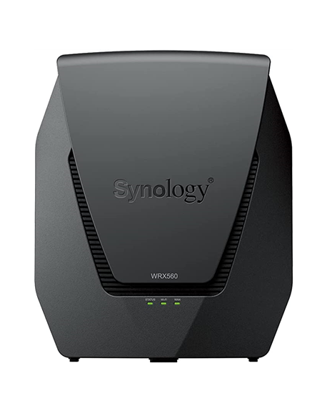 Synology Dual-Band Wi-Fi 6 Router WRX560 802.11ax, 600+2400 Mbit/s, 10/100/1000 Mbit/s, Ethernet LAN (RJ-45) ports 4, MU-MiMO No