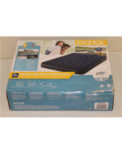 SALE OUT. Intex Full Size Dura-Beam Airbed, 137x191x25 cm, Blue Intex Full Size Dura-Beam Airbed Blue