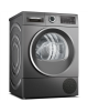 Bosch Dryer Machine WQG245ARSN Energy efficiency class A++, Front loading, 9 kg, Sensitive dry, LED, Depth 61.3 cm, Steam function, Black