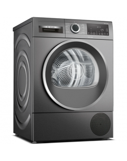 Bosch Dryer Machine WQG245ARSN Energy efficiency class A++, Front loading, 9 kg, Sensitive dry, LED, Depth 61.3 cm, Steam functi