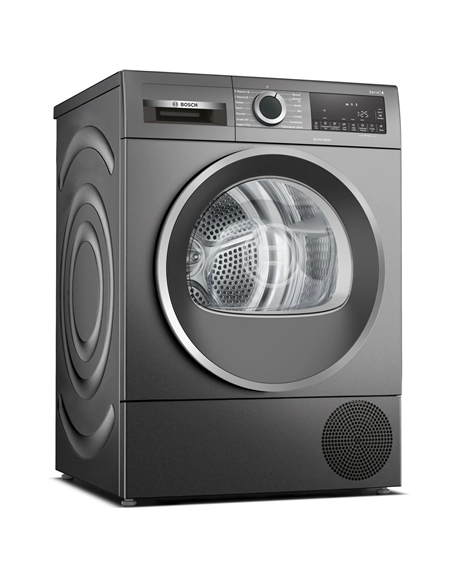 Bosch Dryer Machine WQG245ARSN Energy efficiency class A++, Front loading, 9 kg, Sensitive dry, LED, Depth 61.3 cm, Steam functi