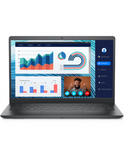 Dell Vostro 14 3420 Black, 14 ", WVA, FHD, 1920 x 1080, Anti-glare, Intel Core i5, i5-1235U, 8 GB, DDR4, SSD 256 GB, Intel UHD G