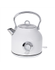 Adler Kettle with a Thermomete AD 1346w Electric, 2200 W, 1.7 L, Stainless steel, 360° rotational base, White