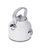 Adler Kettle with a Thermomete AD 1346w Electric, 2200 W, 1.7 L, Stainless steel, 360° rotational base, White