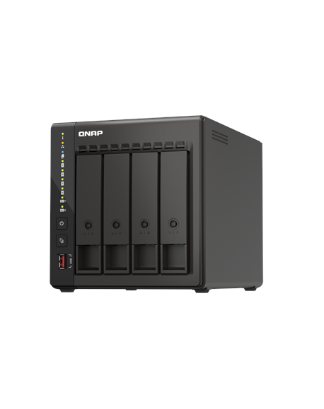 QNAP 4-Bay desktop NAS TS-453E-8G Up to 4 HDD/SSD Hot-Swap, J6412 Quad-Core, Processor frequency 2.6 GHz, 8 GB, 2 x HDMI 1.4b, 2