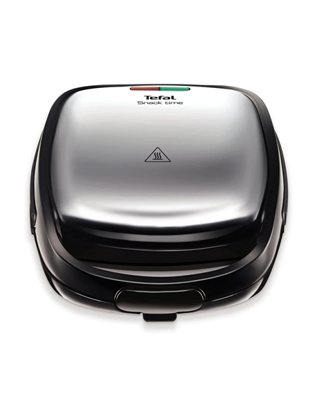 TEFAL Sandwich Maker SW341D12 Snack Time 700 W, Number of plates 2, Stainless Steel/Black