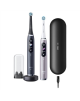 Oral-B Electric Toothbrush iO 9 Series Duo Rechargeable, For adults, Number of brush heads included 2, Black Onyx/Rose, Number o