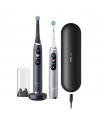 Oral-B Electric Toothbrush iO 9 Series Duo Rechargeable, For adults, Number of brush heads included 2, Black Onyx/Rose, Number of teeth brushing modes 7