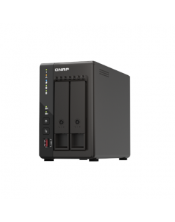 QNAP 2-Bay desktop NAS TS-253E-8G J6412 4-core, Processor frequency 2.6 GHz, 8 GB, 2 x HDMI 1.4b, 2x M.2 2280 PCIe slots, 2x USB