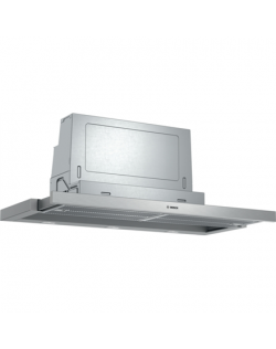 Bosch Hood DFS097A51 Series 4 Telescopic, Energy efficiency class A, Width 90 cm, 397 m³/h, Push Buttons, Silver Metallic, LED, 