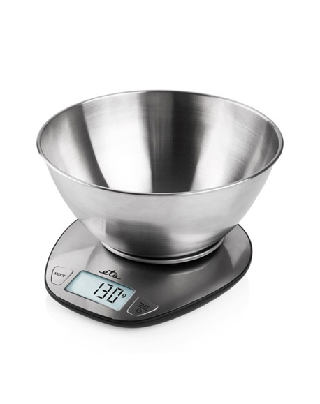 ETA Kitchen scale ETA677890000 Dori Maximum weight (capacity) 5 kg, Graduation 1 g, Display type LCD, Stainless steel