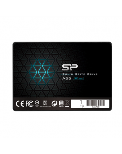 Silicon Power A55 1000 GB, SSD interface SATA, Write speed 530 MB/s, Read speed 560 MB/s