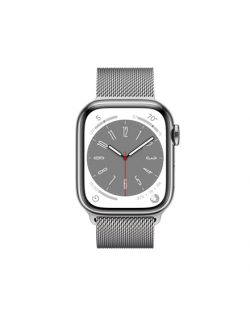 Apple Watch Series 8 MNKJ3UL/A 45mm, Smart watches, GPS (satellite), Retina LTPO OLED, Touchscreen, Heart rate monitor, Waterpro