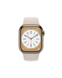 Apple Watch Series 8 MNJC3UL/A 41mm, Smart watches, GPS (satellite), Retina LTPO OLED, Touchscreen, Heart rate monitor, Waterpro