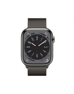 Apple Watch Series 8 MNKX3UL/A 45mm, Smart watches, GPS (satellite), Retina LTPO OLED, Touchscreen, Heart rate monitor, Waterpro